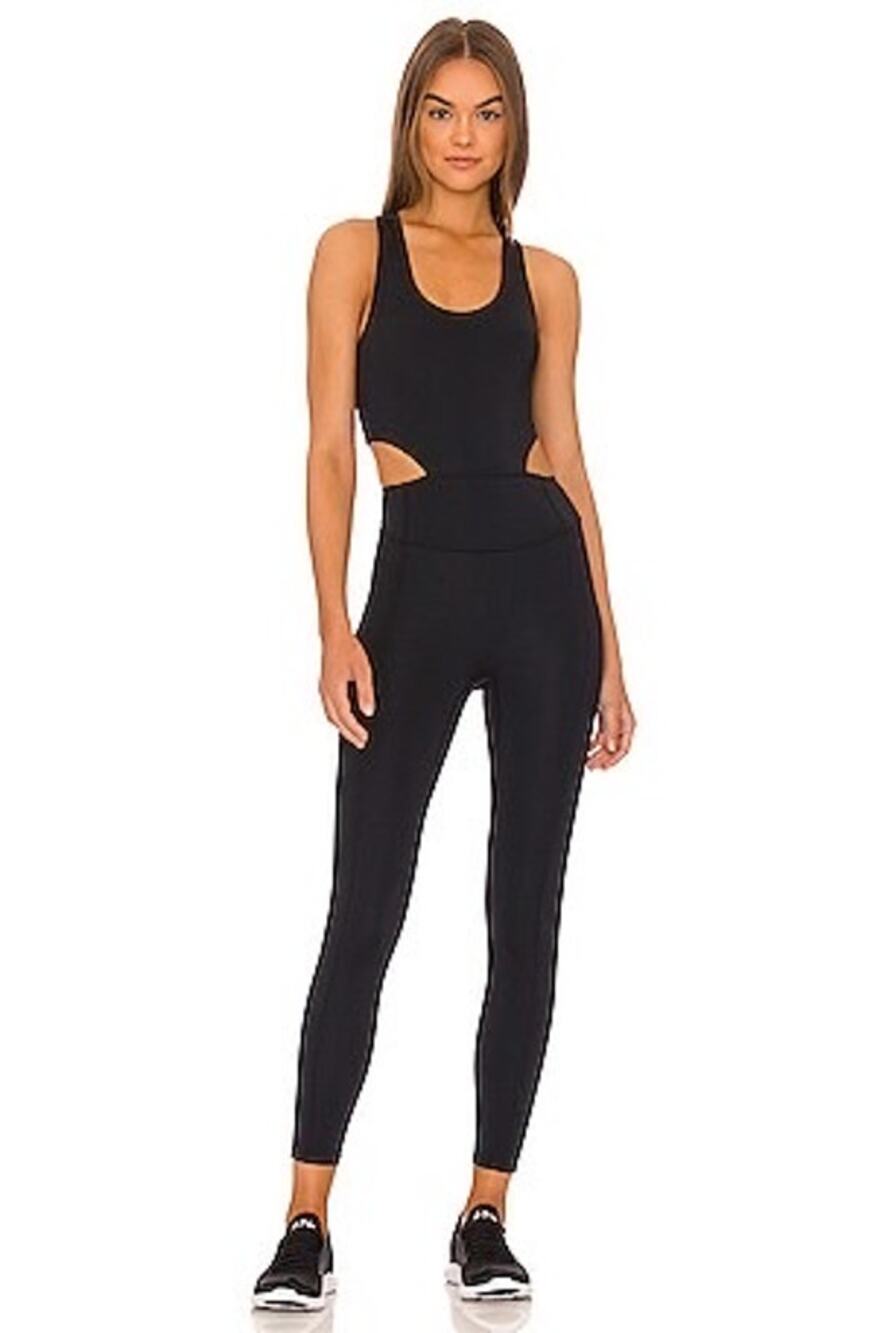 NWT Free People Movement Black One Piece Workout Gym Yoga Active Women's size XS